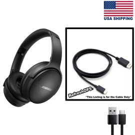 Unbranded Bose QuietComfort 45 Wireless Headphones USB Cable Transfer Cord Replacement