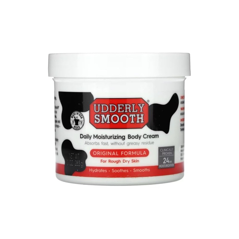 Udderly Smooth Body Cream Skin Moisturizer, 12 oz, 2 Pack