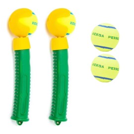 Kekoa Extending Ball Launcher Green 2 Pack Includes 2 Balls