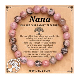 UNGENT THEM Nana Gifts from Grandkids Grandma Birthday Christmas Mothers Day Jewelry Valentine's Day Gift for Nana Bracelet