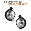 AUTOWIKI Front Bumper Fog Light Assembly for 2007-2015 Mini Cooper