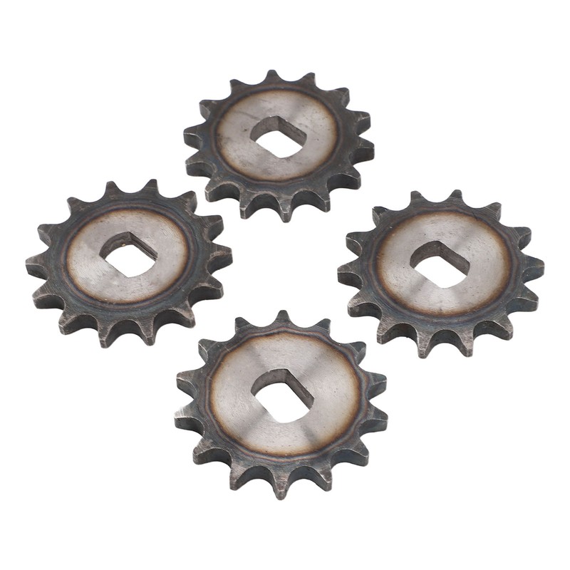 4Pcs 428 14T Chain Sprocket 12x17mm H Hole Steel Electric