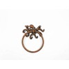Hampton Nautical Rustic Copper Cast Iron Octopus Towel Holder 6" – Cast Iron Decor – Beach Decor