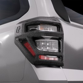 Tyger Auto Pauldrons Cast Aluminum Alloy Premium Tail Light Guard Covers Compatible with 2014-2024 Toyota 4Runner | Powdered Textured Black | No Drilling Required | TG-TG7T87778