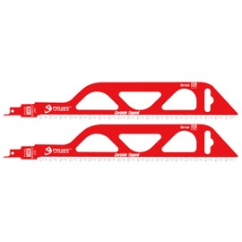 PAYA TOOLS Demolition Masonry Reciprocating Saw Blade, Carbide Blades for Cutting Aerated Concrete and Hollow Brick 305mm/12-Inch, 2TPI (2-Pack)