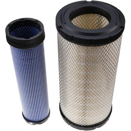 Engine Air Filter Compatiblw with Donaldson P828889 P829333 John Deere AT171853 AT171854 Caterpillar Cat Backhoe 110-6326 110-6331 Wix 46569 Case 222422A1 Baldwin RS3545 Engine Air Filtration