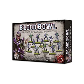 Games Workshop Blood Bowl: The Naggaroth Nightmares - Dark Elf Blood Bowl Team Miniatures