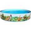 Alberca Circular Infantil De Dinosaurios Grande De 244 Cm