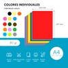 Colourful Paper A4 80 g for Printers & Crafts, Coloured