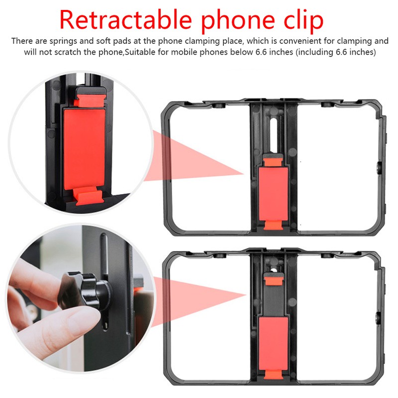 YELANGU Vlog Live Phone Photography Support Dual Light Video Shooting