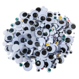 Creativity Street Wiggle Eyes Classroom Pack, Assorted Colors & Sizes, 500 Pieces (PACAC343901)