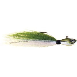 SPRO SBTJSE-1 Prime Bucktail Jig, 1-Ounce, Sand Eel Green