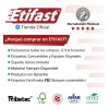 Etiqueta Circular Personalizada 4x4 Cm 1000 Pzs Logo Texto