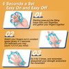 Hand Grip Strengthener, Finger exerciser, Grip Strength Trainer (6 PCS),NEW