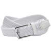 Falari Men Women Multicolored Elastic Stretch Braided Belt Canvas Fabric
