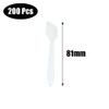 200 Pcs Disposable Facial Cream Spatulas Makeup Mask Tip Scoops