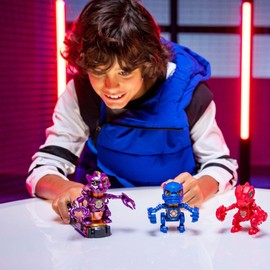 Silverlit Biopod Kombat, Fun to Build and Battle Electronic Creature Robots, Terrifying Noises and LED Effects, 2 Robots and 2 Battle Stations Included, 20+ Parts to Build, Children 5+
