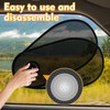 PUMHUBO 1 Pack Car Window Shades for Baby - Rotatable