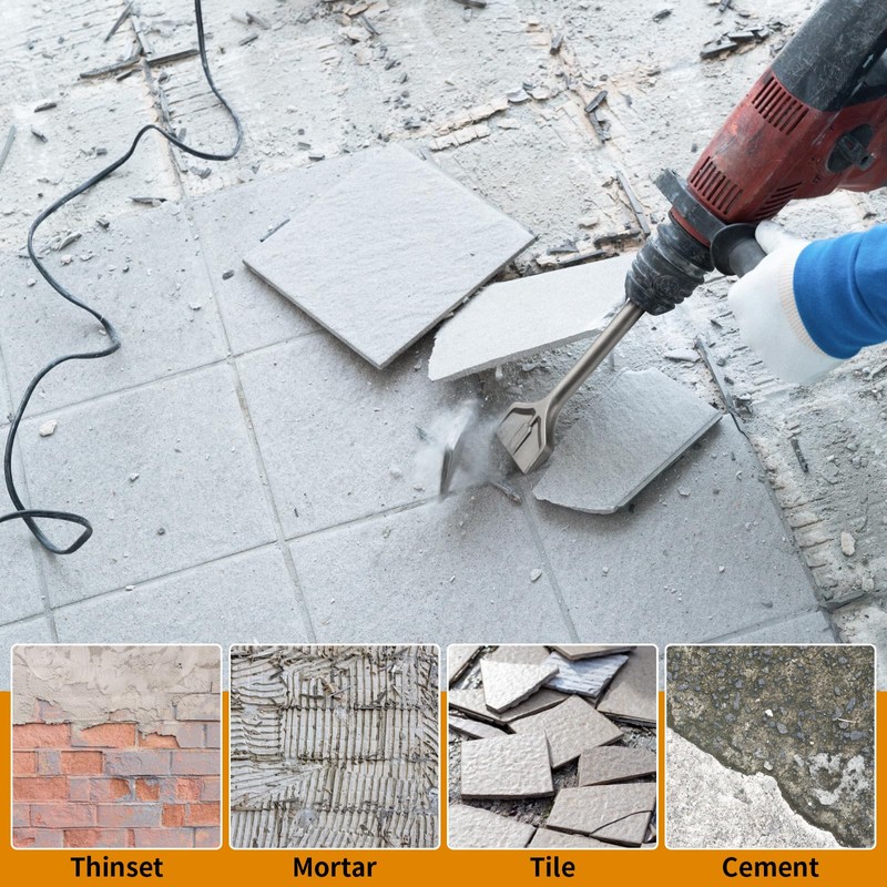 Firecore SDS Max Chisel 300mm x 75mm, SDS Chisel Bits,