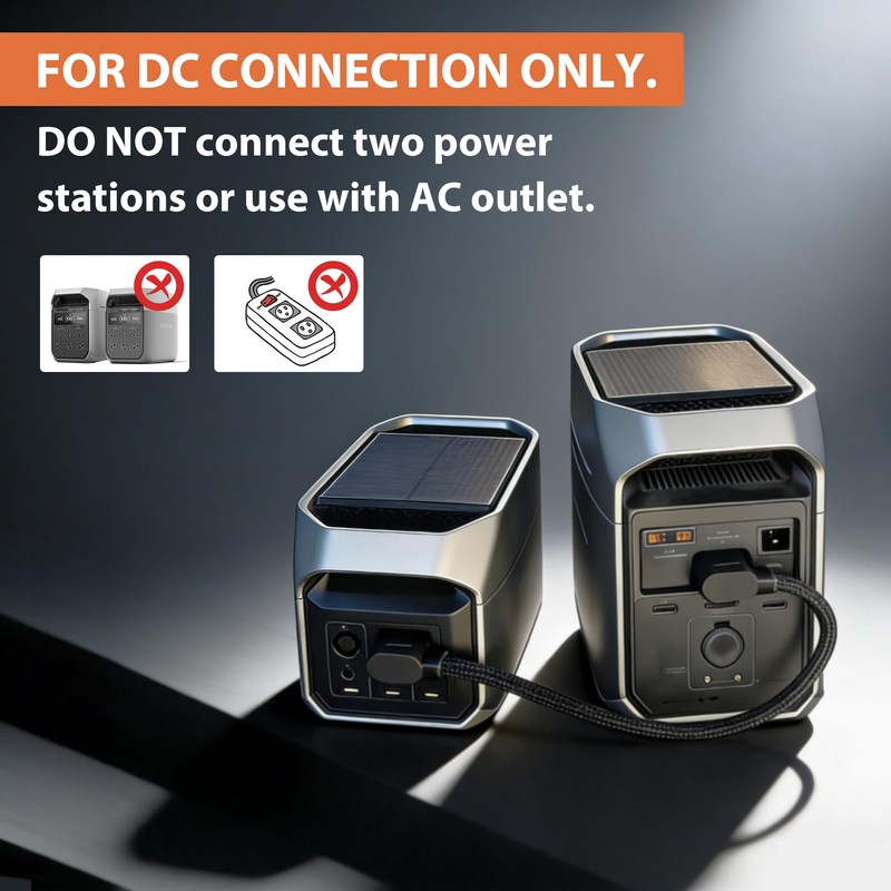 Extra Battery Cable for Delta 2/2 Max/Max/3/3 Plus/3 1500 &