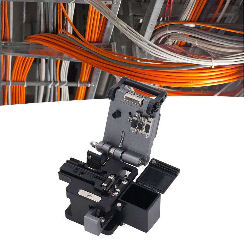 Fiber Cleaver Cold Connection Hot Melting High Accuracy Cutter Cutting