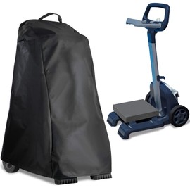 Robotic Pool Cleaner Caddy Cover - Classic Outdoor Waterproof Vacuum Cover - 420D Oxford Cloth Thick Sunray Dust Wind Weather Resistant With Grab Handle for Pool Cleaners