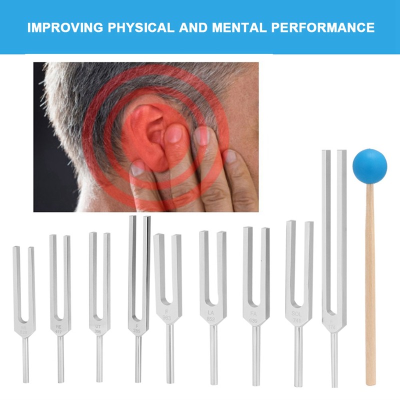 9pcs 174/ 285/ 396/ 417/ 528/ 639/ 741/ 852/ 963HZ