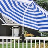 GFUEIGJ Parasol Holder Balcony Railing Clampable Umbrella Holder Balcony Railing