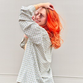 ARCTIC FOX Vegan and Cruelty-Free Semi-Permanent Hair Color Dye (8 Fl Oz, SUNSET ORANGE)