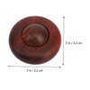 BIUDECO Wooden Hand Massage Ball Small Palm Massage Sphere for