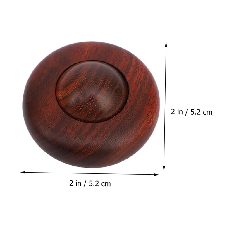 BIUDECO Wooden Hand Massage Ball Small Palm Massage Sphere for