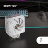 MARS GAMING MCPU-X5, CPU Cooler 280W TDP, 5x New Generation