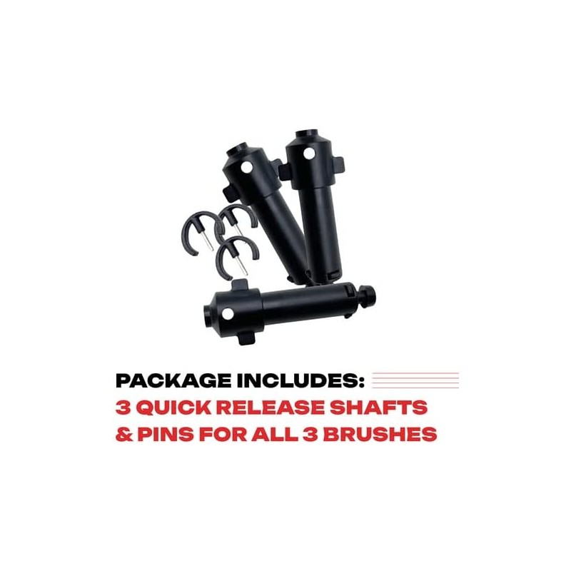 Grillbot Replacement Quick Release Brush Adaptors, Accessories for Grill Cleaner