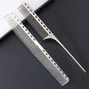 2 Stainless Steel Combs, comb for men,Beard Comb, barber comb,Stainless