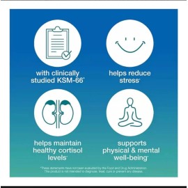 Youtheory Ashwagandha 1000mg Ksm-66 180 Cápsulas Original Sin Sabor