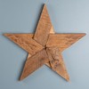 Melrose International Pine Wood Star Decor (Set of 2)