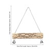 2pcs Pet Birds Parrots Wooden Swing Stand Bar Safety Toy
