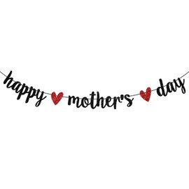 Happy Mother's Day Banner, Best Mom Ever/Super Mom, Feliz Dia Mama, Mother's Day/Birthday Party Decorations