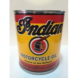 Indian Motorcycles Vintage Indian Motorcycle Oil Can 1 qt - ( Re-pop Collectible )