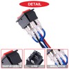 MKBKLLJY 3pcs DC 20A 12V Automatic Lock Rocker Switch Snap-in