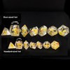 Bescon YellowDuck RPG Dice Set, Oversized 7 Pieces, Jumbo Dice,