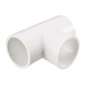 sourcing map 32mm Slip Tee PVC Pipe Fitting T-Shaped Coupling