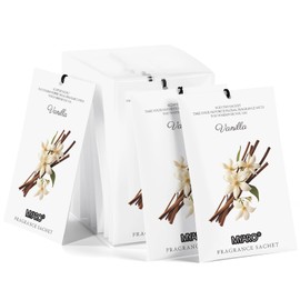 MYARO 12 Packs Vanilla Scented Sachets for Drawer and Closet, Long-Lasting Closet Sachet Bags Drawer Deodorizers Fresh Scents, Home Fragrance for Lover