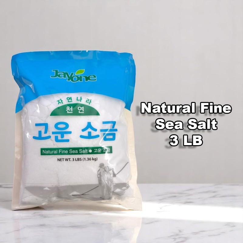 3LB Natural Fine Sea Salt Mineral Salt Alkaline salt for