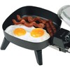 Brentwood SK-45 6" Non-Stick Electric Skillet with Glass Lid, Black,