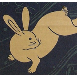 開運亭 縁起 てぬぐい 福兎 060081