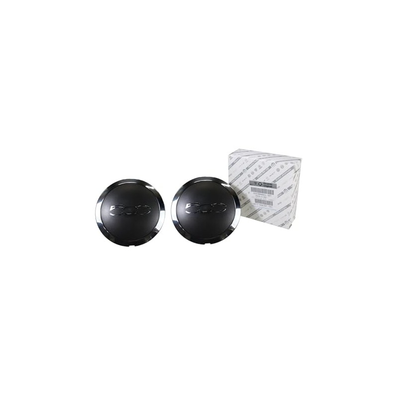 51884863 Original 500 Hub Cap, Wheel Trim, Set of 2