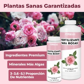 Fertilizante para Rosas, Complete Liquid Rose Plant Food, 8 oz (250mL)