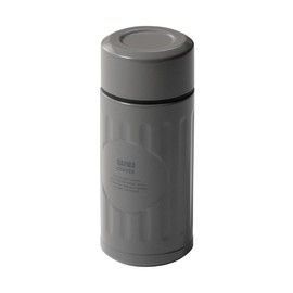 QAHWA (Qahwa) Dedicated Coffee Bottle 200ml, Grayish, Direct Drinking, Vacuum Insulated Double Layer Structure, Inner Surface Teflon Coated, Enjoy the Taste and Aroma of Coffee, Qahwa Coffee Bottle