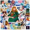 100pcs Popular Tayloris Music Stickers for Adults, Waterproof Vinyl Decals